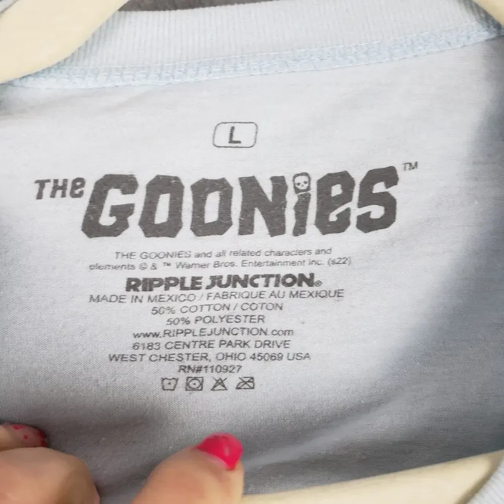 The Goonies Size L This Is Our Time Graphic Tee Character Pop Art‎ 80s Nostolgia